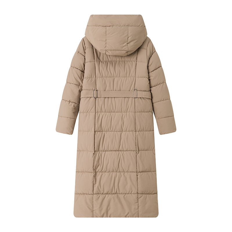 Thickened Long Section Down Cotton Jacket Coat